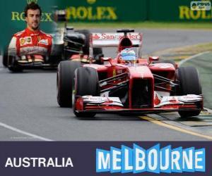 Puzzle Fernando Alonso - Ferrari - 2013 GP Αυστραλίας, 2º ταξινομούνται